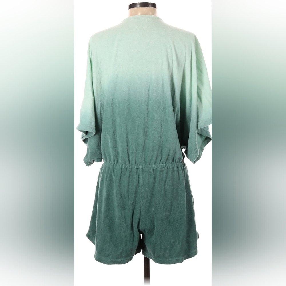 NWT Young Fabulous and Broke Green Ombre Terrycloth Romper, XS - Picture 4 of 7